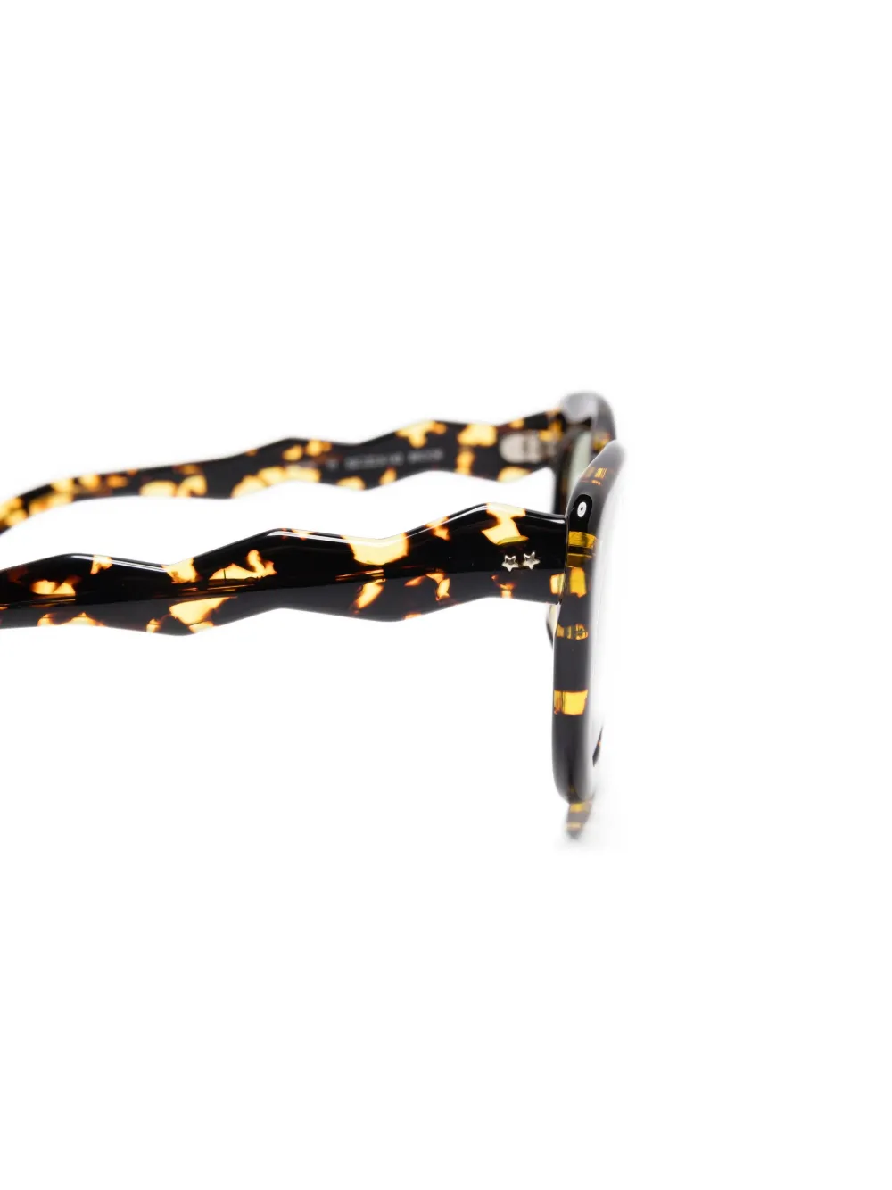 Megane and Me Brook tortoiseshell-pattern sunglasses Bruin
