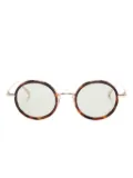 Megane and Me Rachel tortoiseshell-pattern sunglasses - Brown