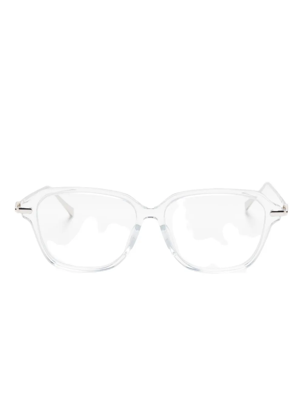 Megane and Me square-frame glasses - Argento