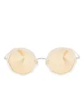 Megane and Me round-frame sunglasses - Neutrals