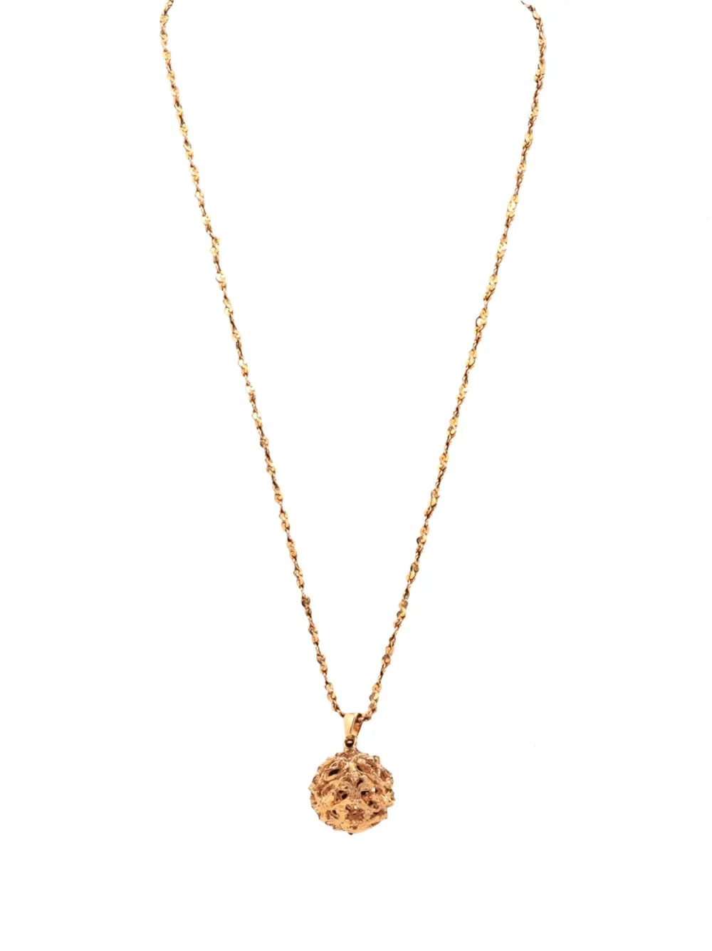 Saint Laurent Pre-Owned sphere-pendant necklace | Gold | Image 1
