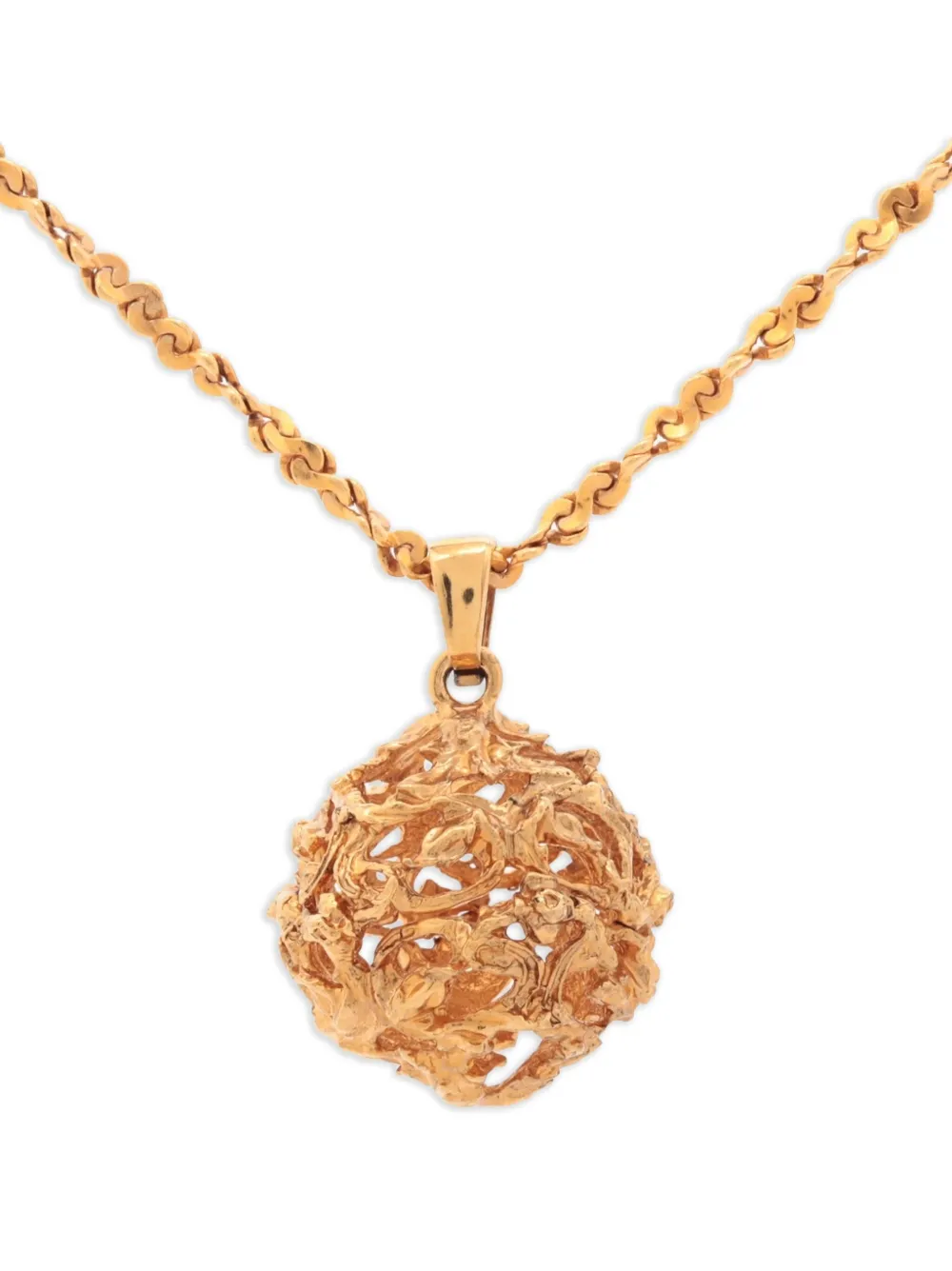 Saint Laurent Pre-Owned sphere-pendant necklace | Image 2