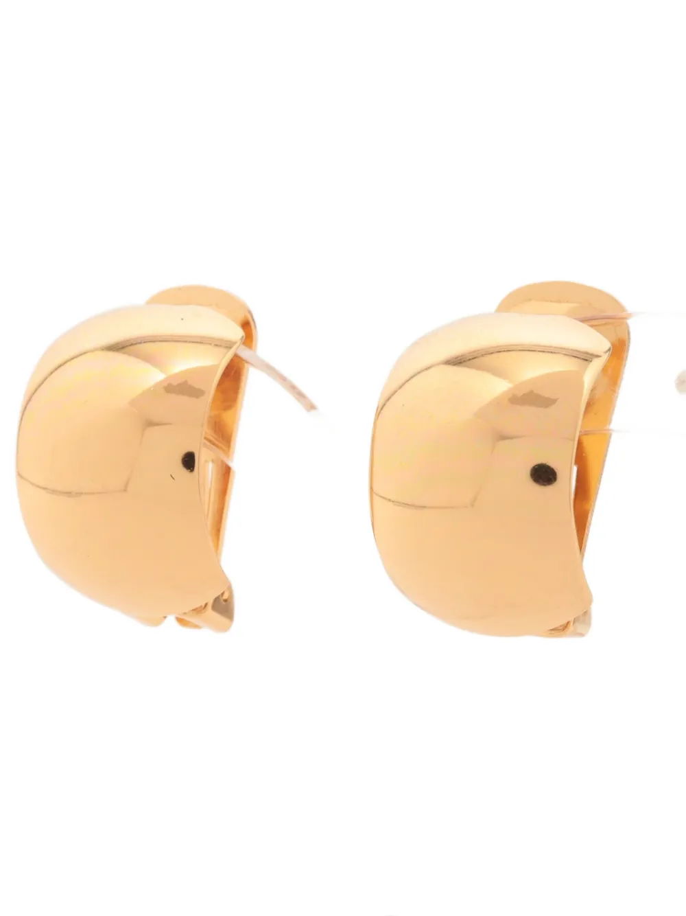 Pre-owned Dior Curved Clip-on Earrings