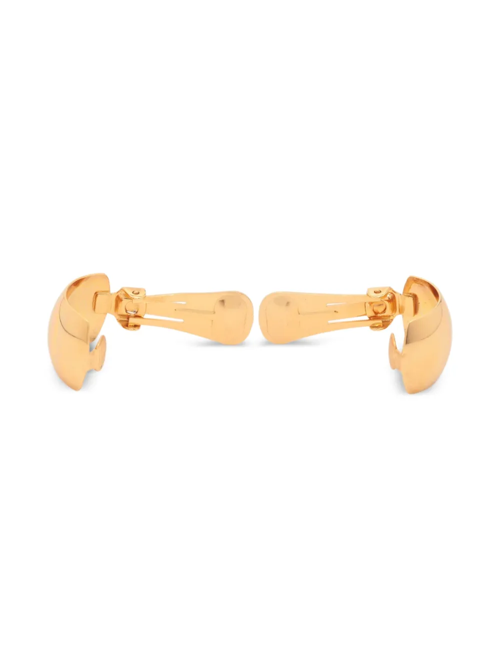 Christian Dior Pre-Owned curved clip-on earrings | Image 2