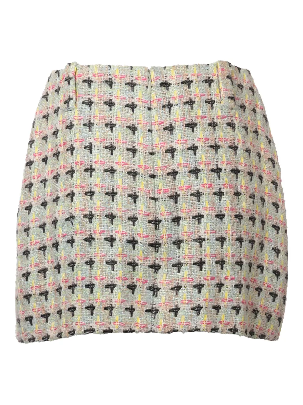 Pre-owned Chanel Tweed Patterned Mini Skirt