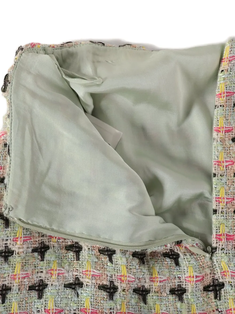 Pre-owned Chanel Tweed Patterned Mini Skirt