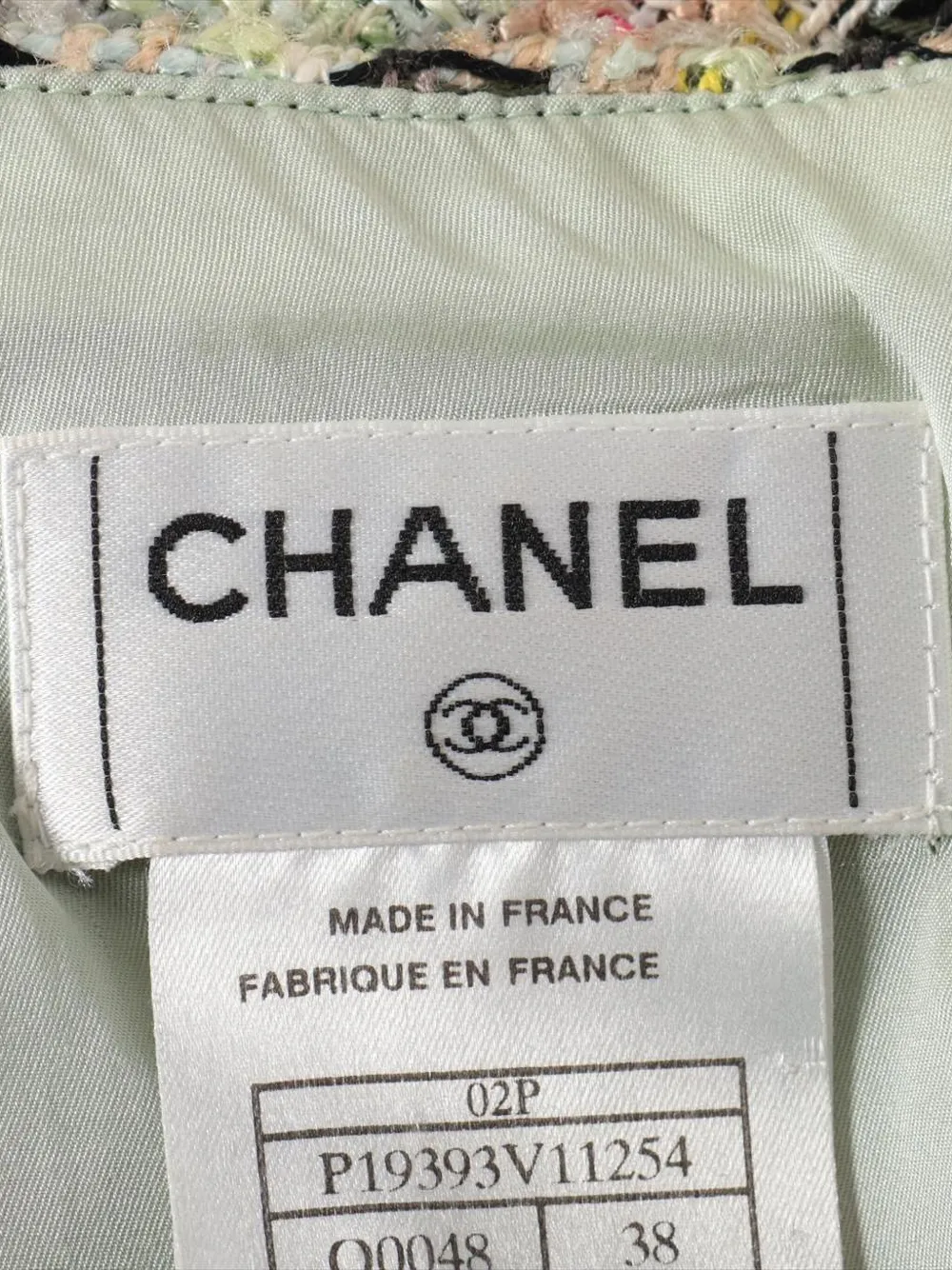 Pre-owned Chanel Tweed Patterned Mini Skirt