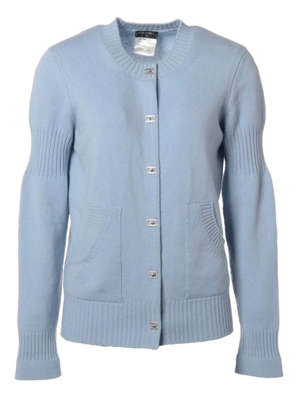 Pre-owned Chanel Interlocking Cc Cardigan