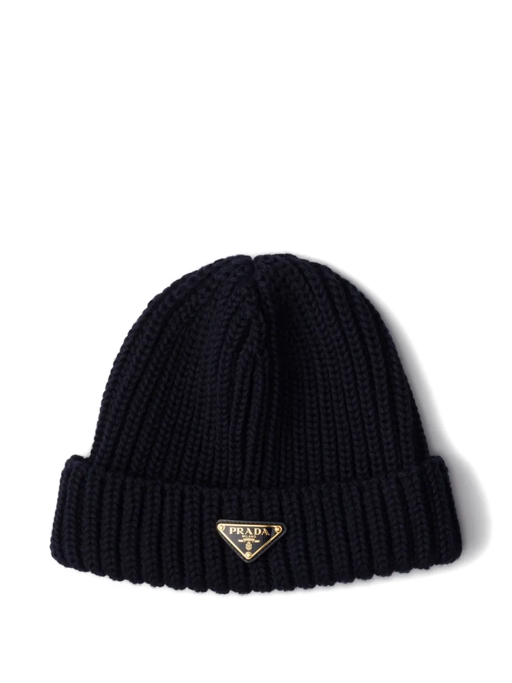 Prada Wool Beanie In Blue