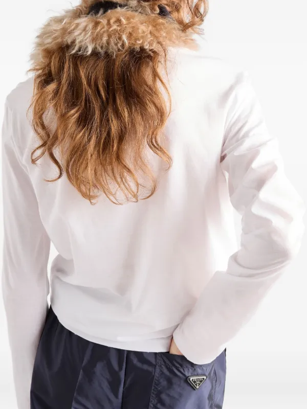 Prada ロングTシャツ | ホワイト | FARFETCH JP