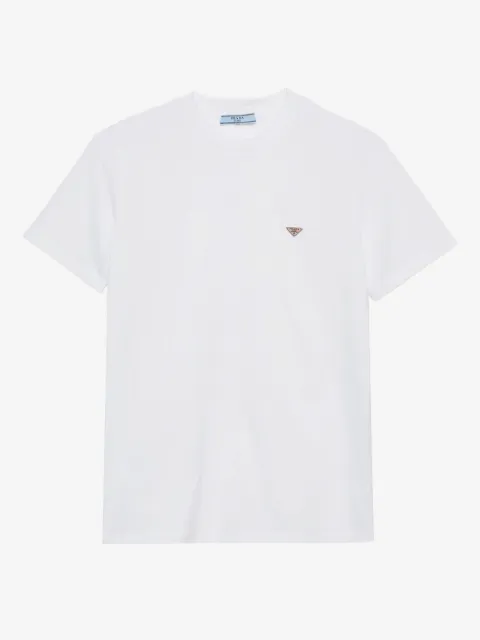 Prada T-Shirt mit Triangel-Logo