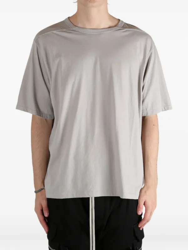 Rick Owens Brad short-sleeve crew-neck T-shirt | グレー | FARFETCH JP