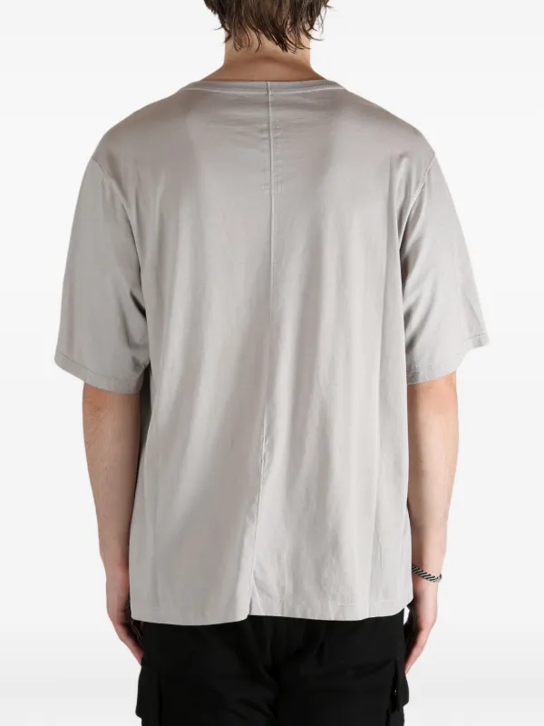 Rick Owens Brad short-sleeve crew-neck T-shirt | グレー | FARFETCH JP
