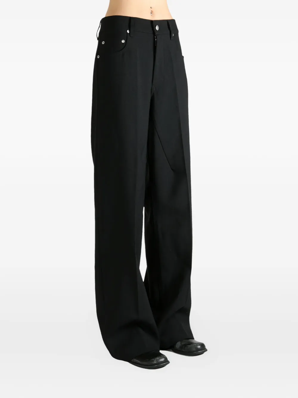 Rick Owens five-pockets jeans Zwart