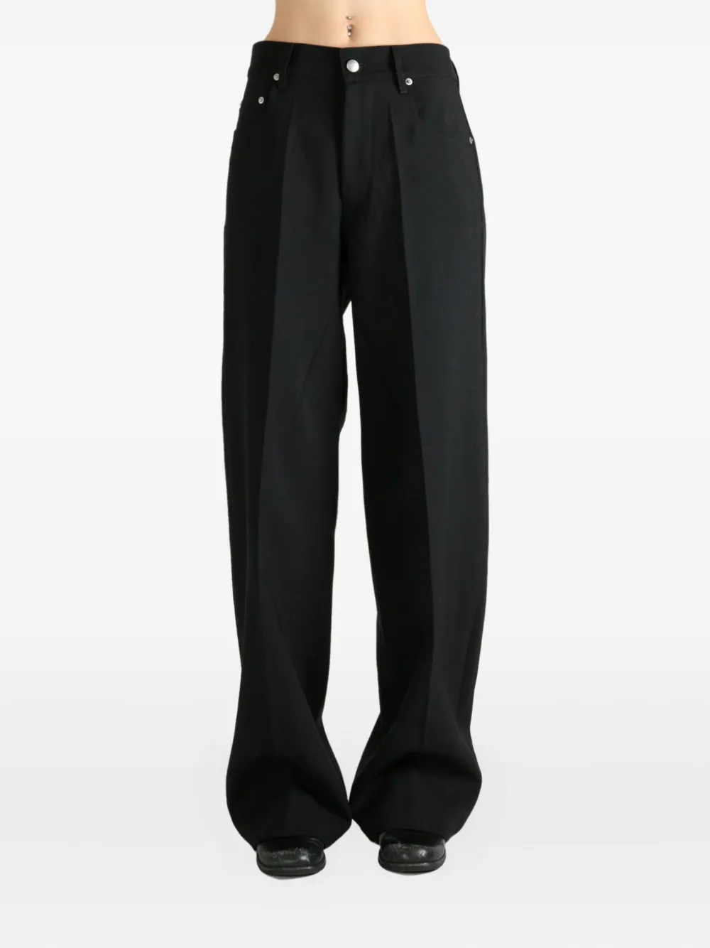 Rick Owens five-pockets jeans Zwart