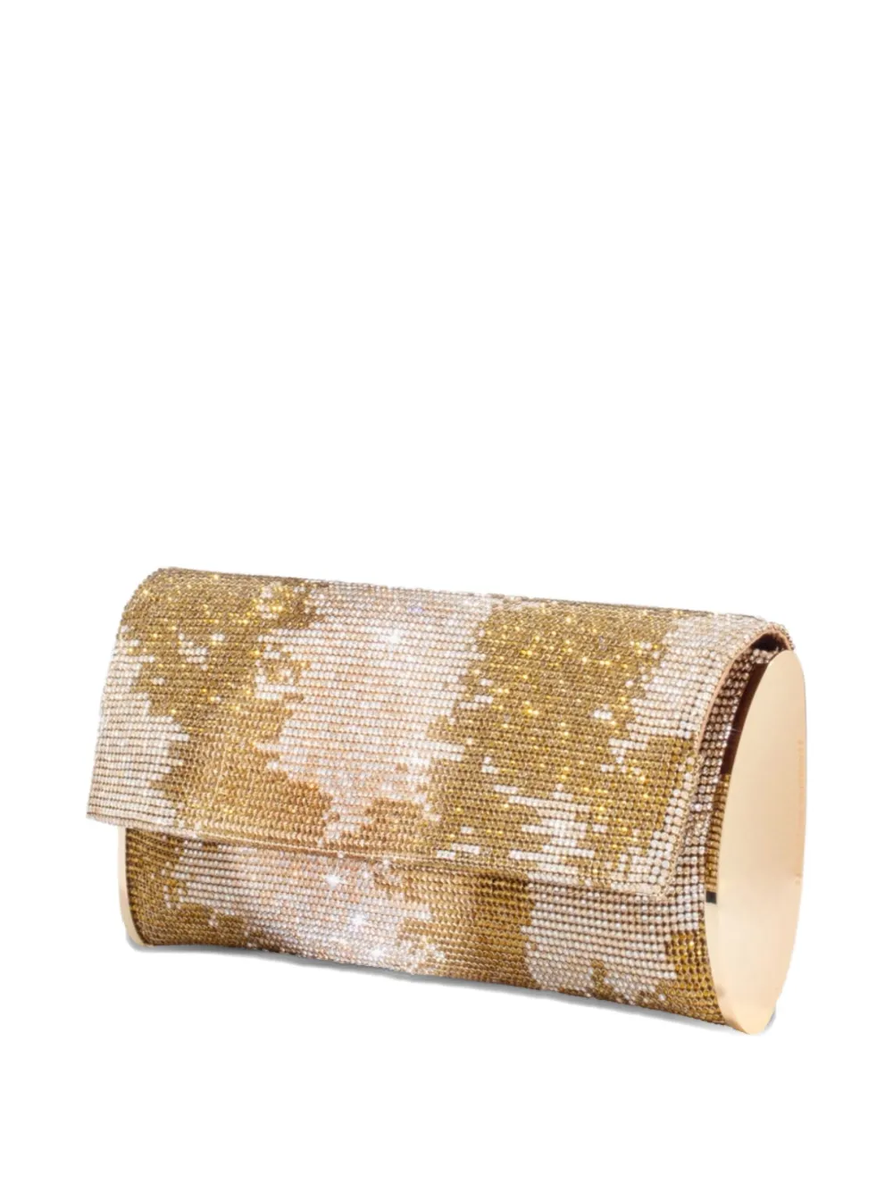 Benedetta Bruzziches Kate kleine clutch verfraaid met kristallen Beige
