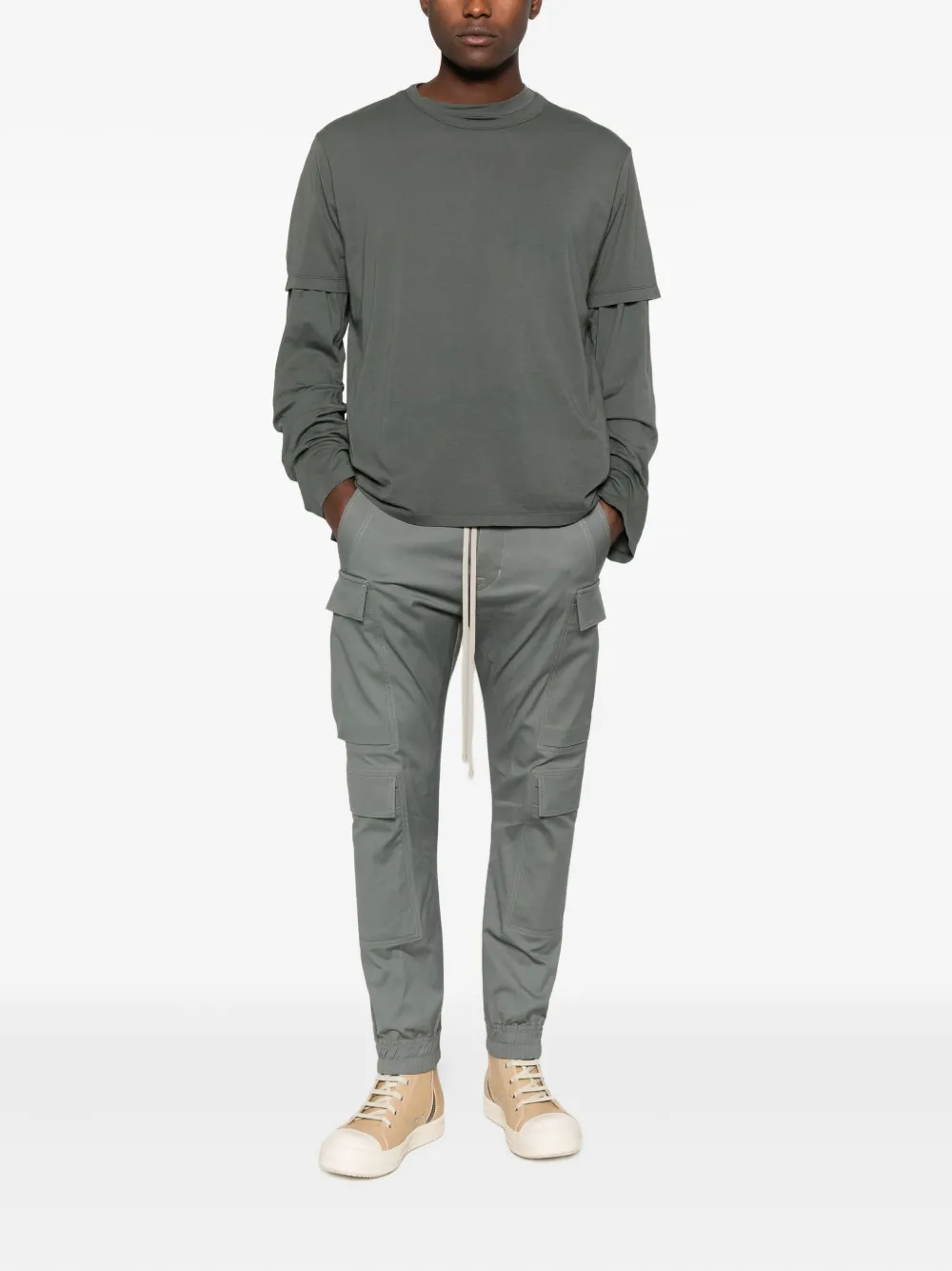 Rick Owens Mastodon Megacargo broek - Grijs