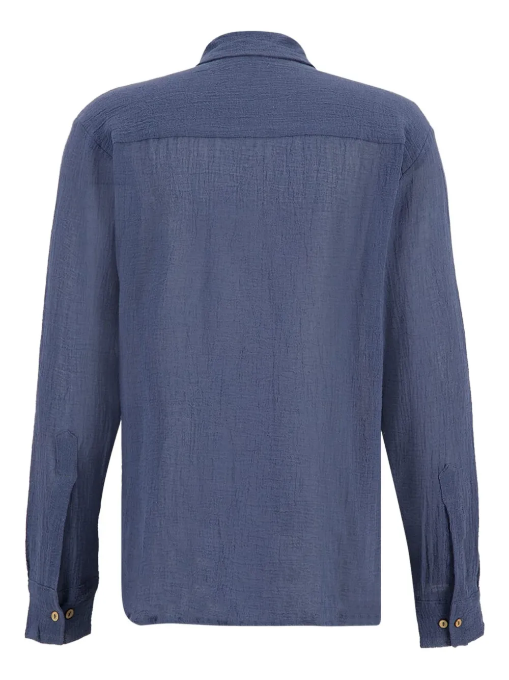 SPIRITUM TULUM button-down cotton-gauze shirt | Image 2