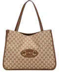 Gucci Pre-Owned 2016-2025 GG Canvas Horsebit 1955 tote bag - Brown