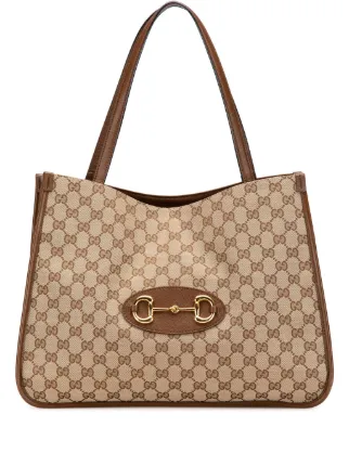 Gucci Pre-Owned 2016-2025 GGキャンバス ホースビット 1955