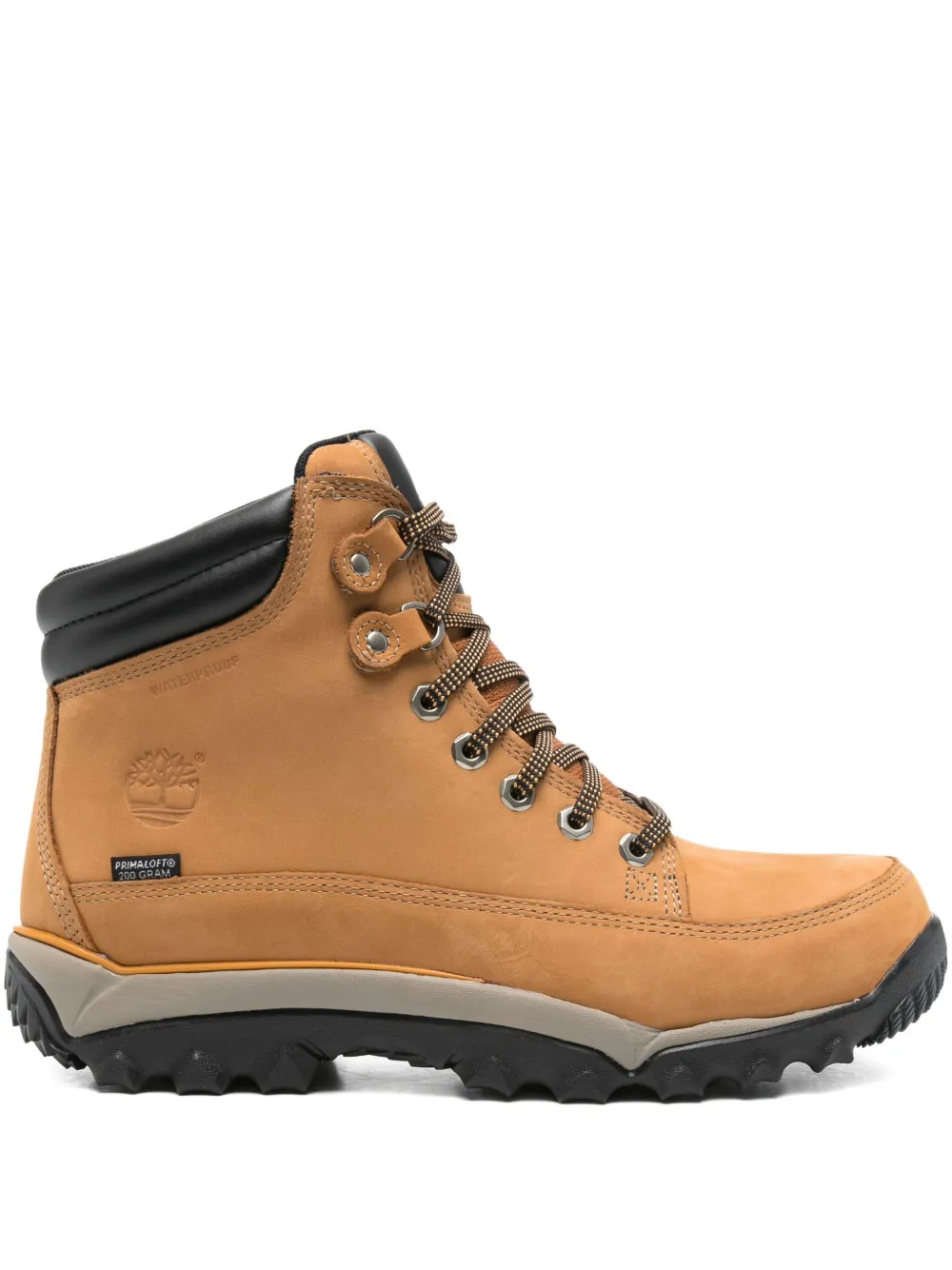 Timberland Rime Ridge padded-ankle lace-up hiking boots Brown
