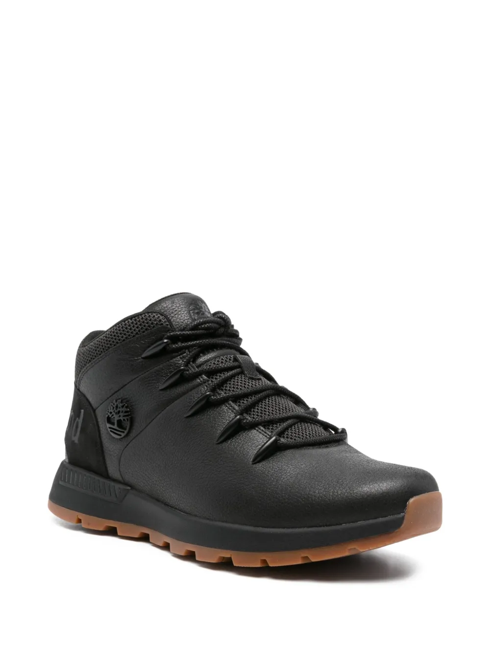 Timberland leather lace-up boots Black