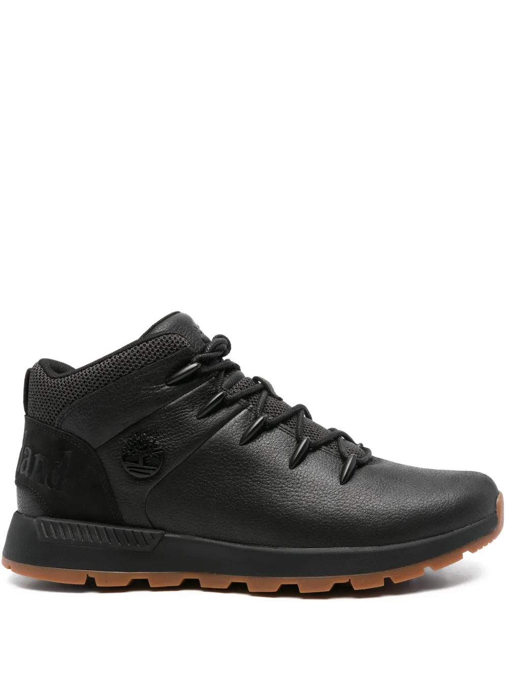 Timberland leather lace-up boots Black