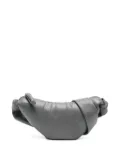 LEMAIRE Croissant knotted lambskin shoulder bag - Grey