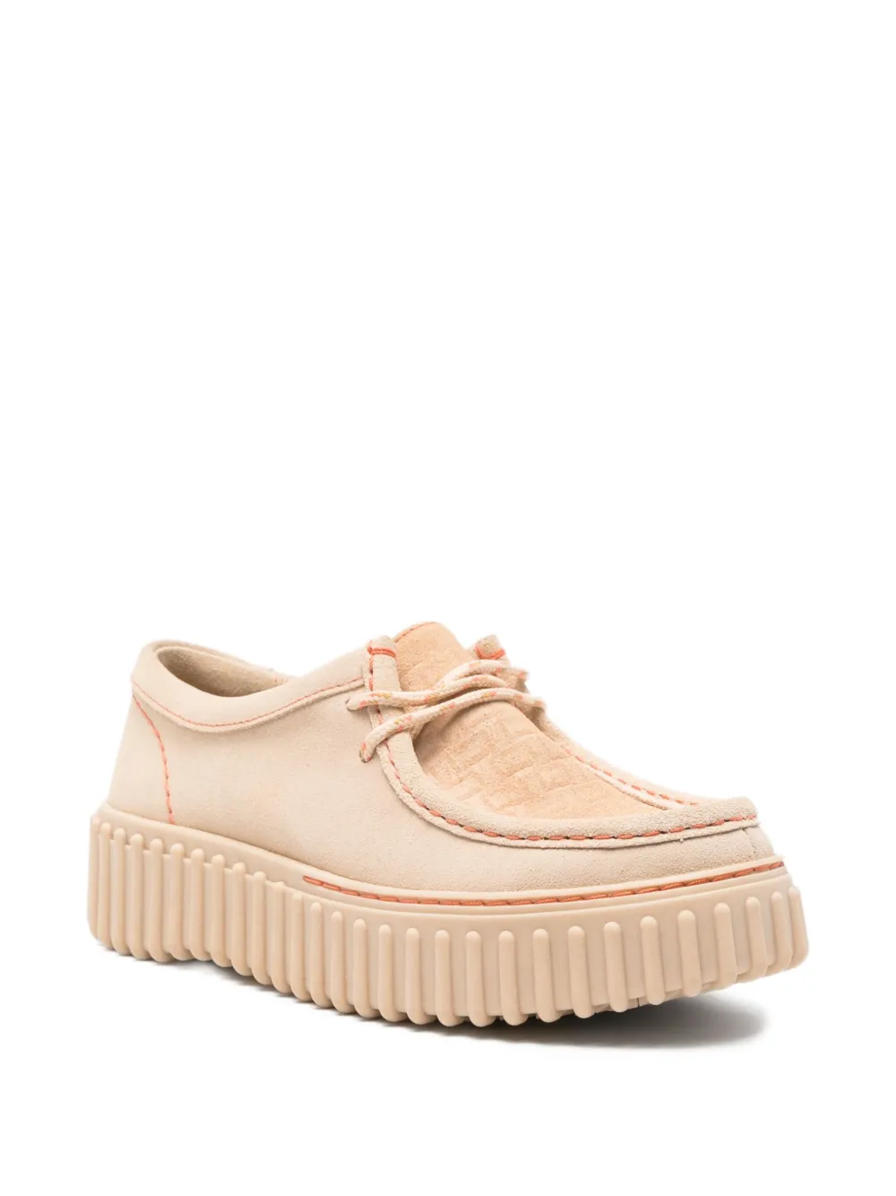 Clarks Torhill textured-platform derby shoes | Image 2