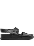 Clarks Torford buckle-strap leather sandals - Black