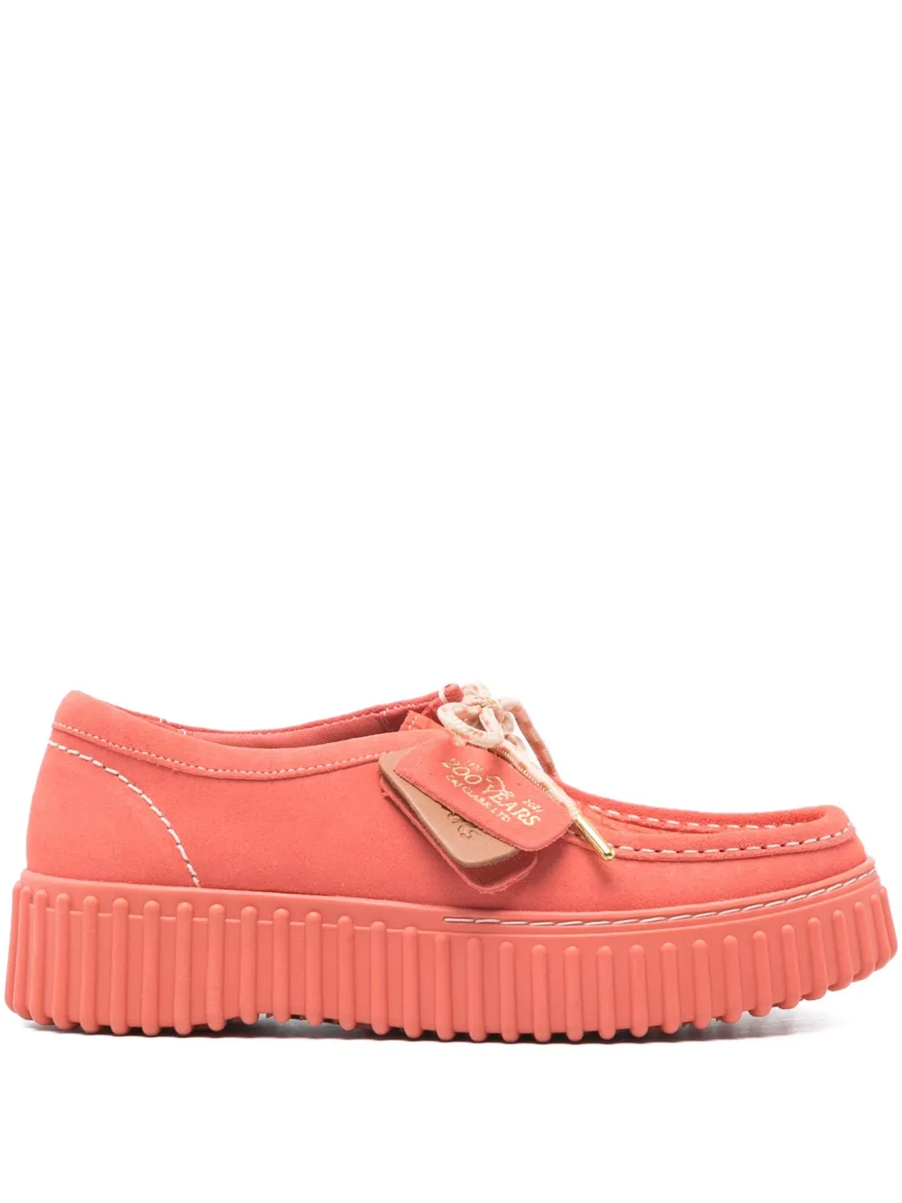 Clarks Torhill loafers Red