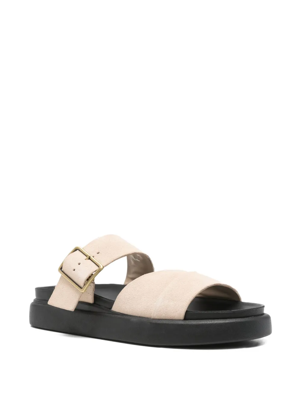 Clarks Aristella buckled sandals Neutrals