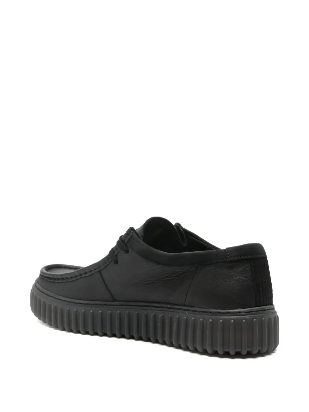 Clarks Torhill leather derby shoes Black