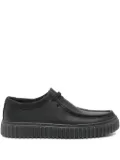 Clarks Torhill leather derby shoes - Black