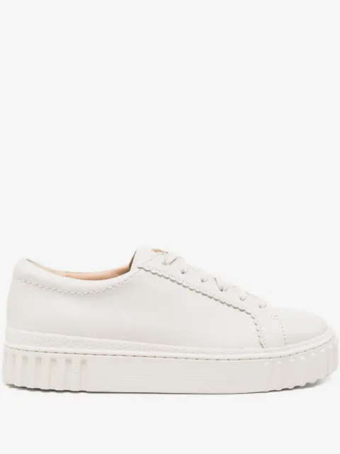 Clarks Mayhill lace-up platform sneakers