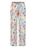 PARAMIDONNA linen trousers - White