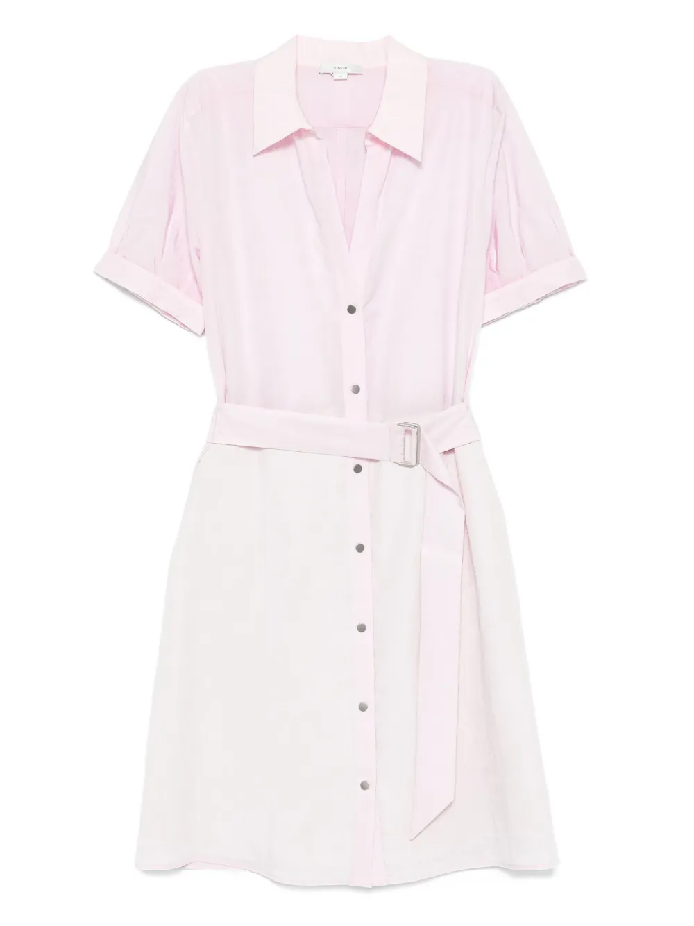 belted mini dress