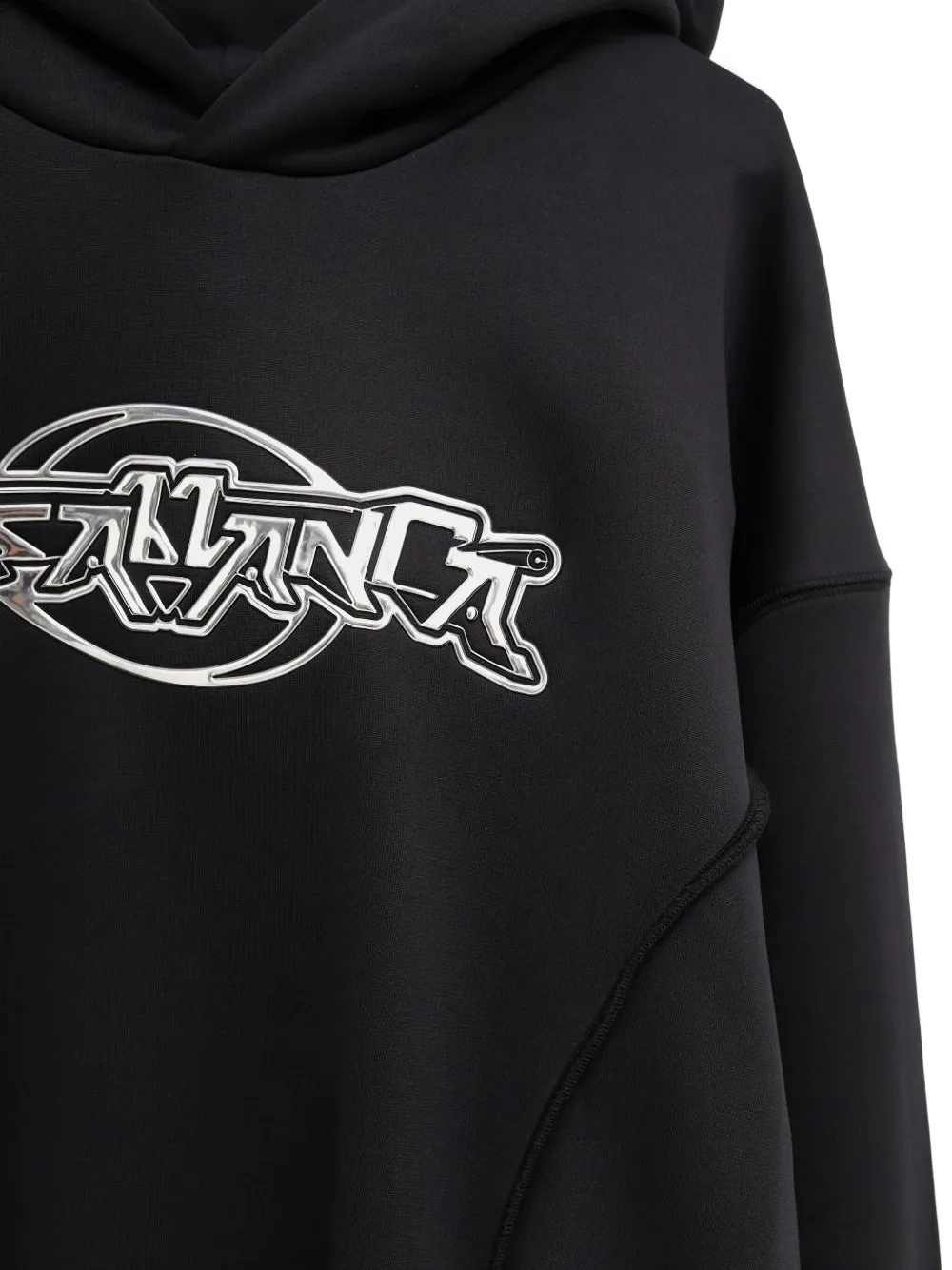 Casablanca Hoodie met logo Zwart