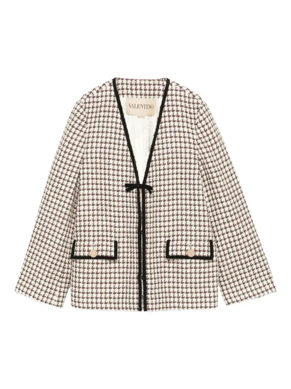 Valentino Garavani ハウンドトゥース ツイードジャケット
