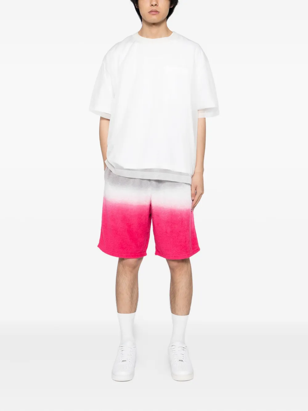 PEACE AND AFTER Katoenen shorts - Roze