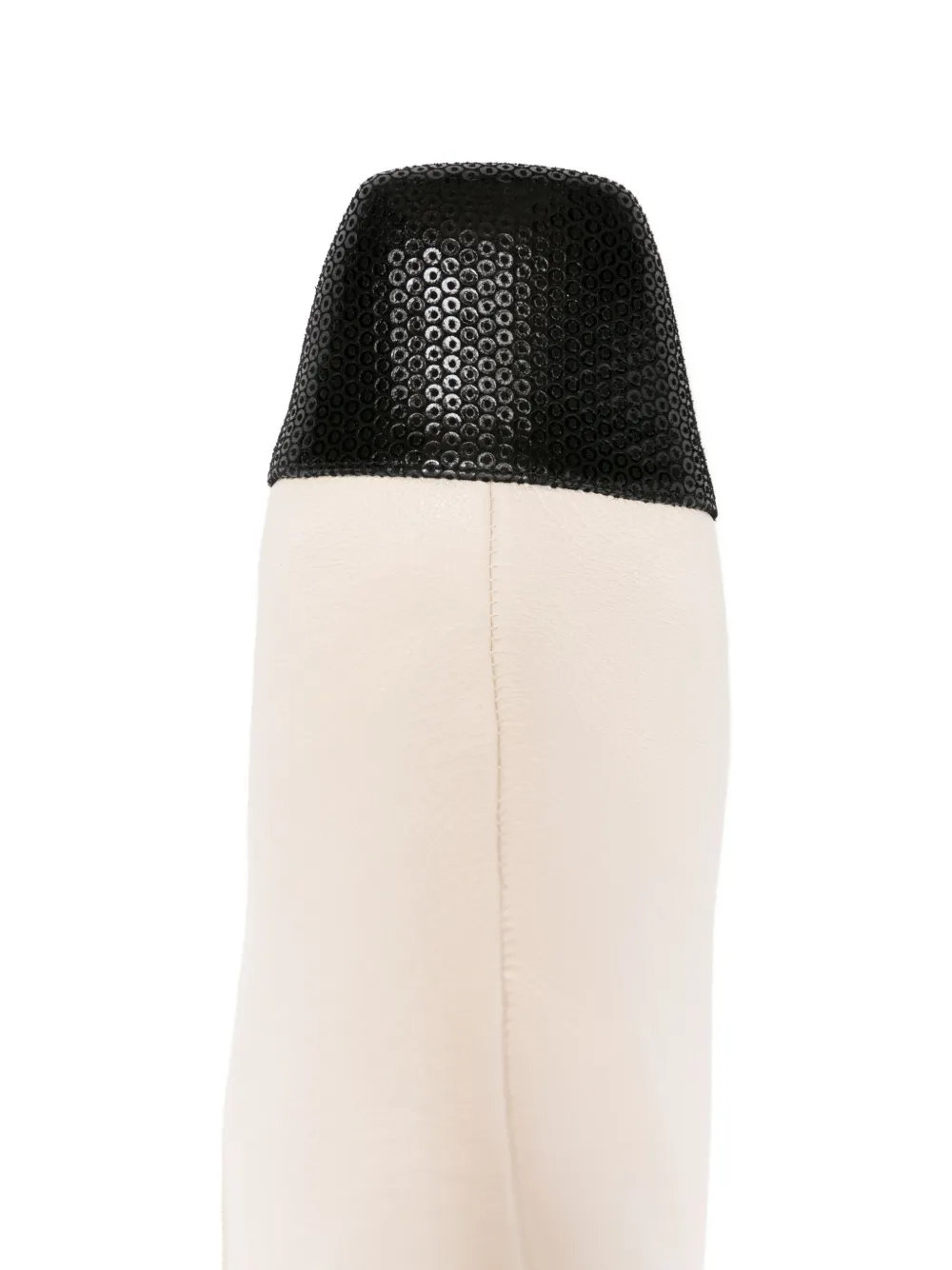 Chie Mihara 60m block-heel boots Neutrals