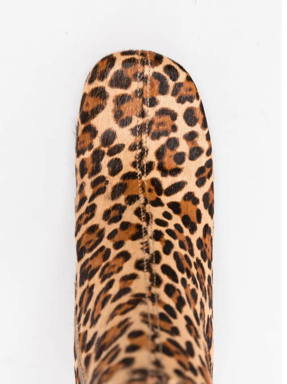 Chie Mihara 60mm Muki leopard-print block-heel ankle boots Brown