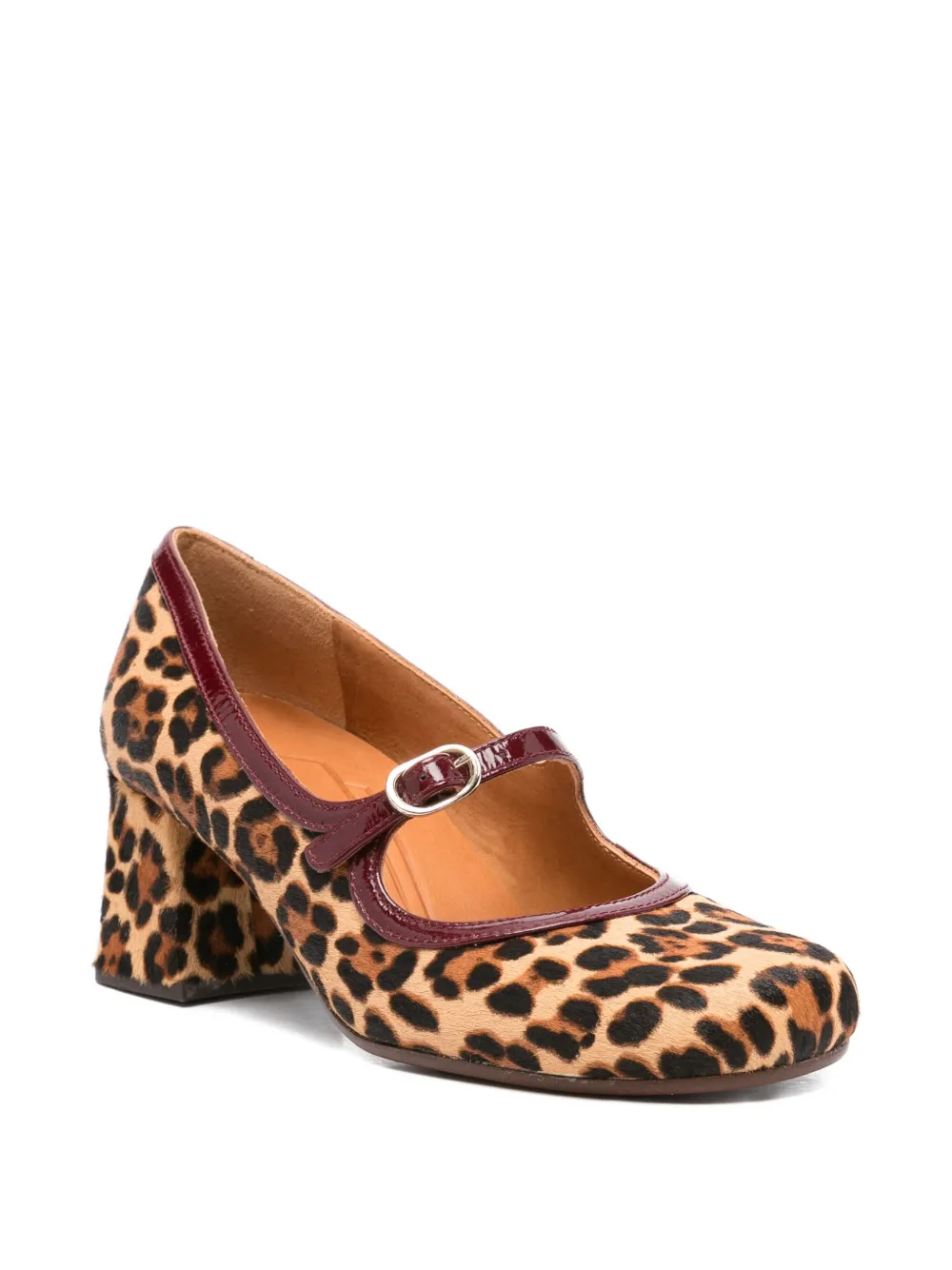 Chie Mihara 60mm leopard-print block-heel pumps | Heeled Pumps | Image 2
