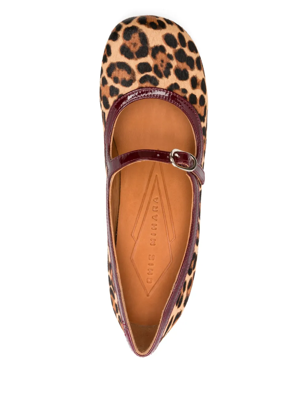 Chie Mihara 60mm leopard-print block-heel pumps Brown