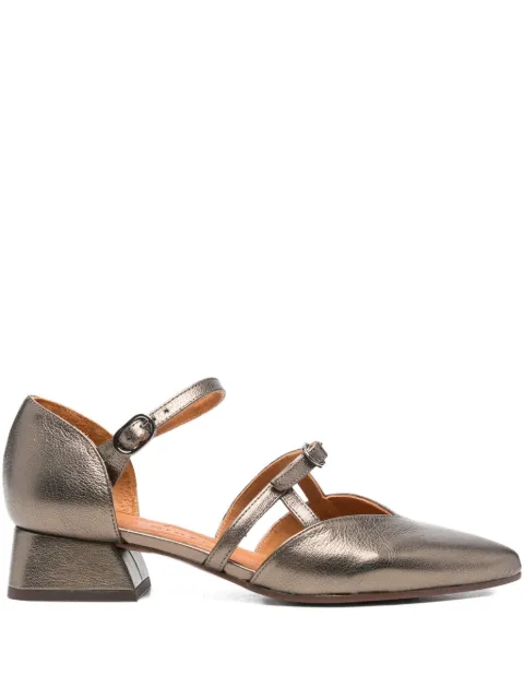Chie Mihara 35mm buckle-strap pointed-toe pumps