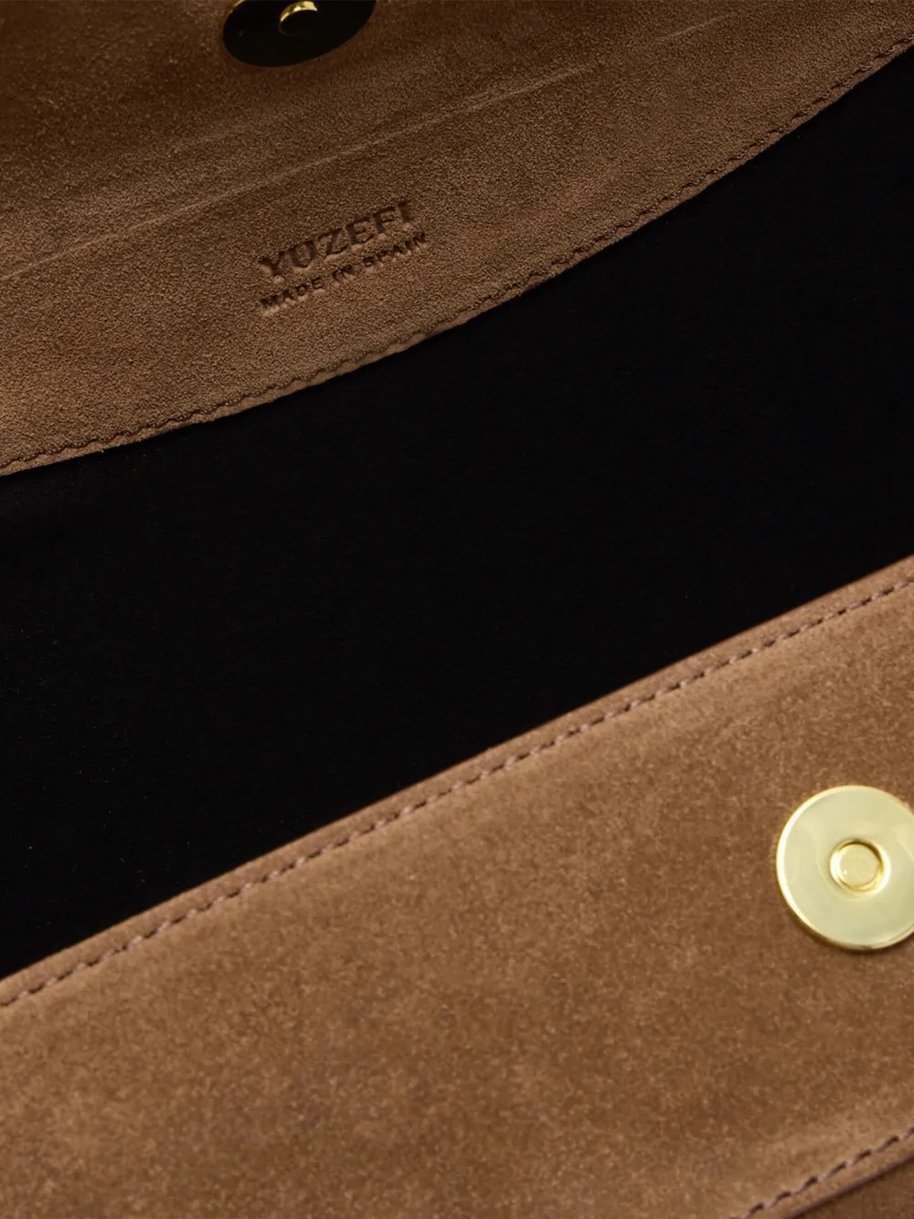 Yuzefi Leren shopper COGNAC