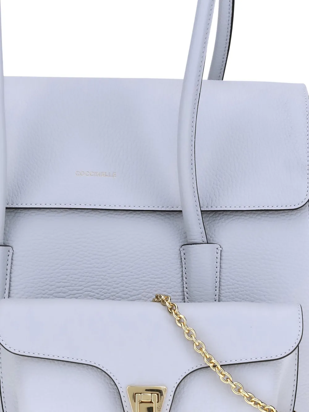 Coccinelle Leren shopper Wit