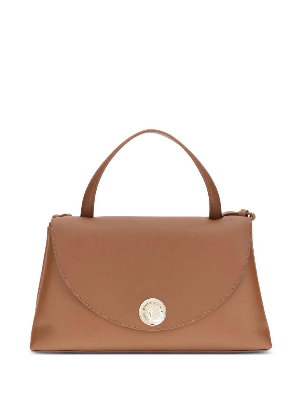 Nikla curved-top circular-detail tote bag