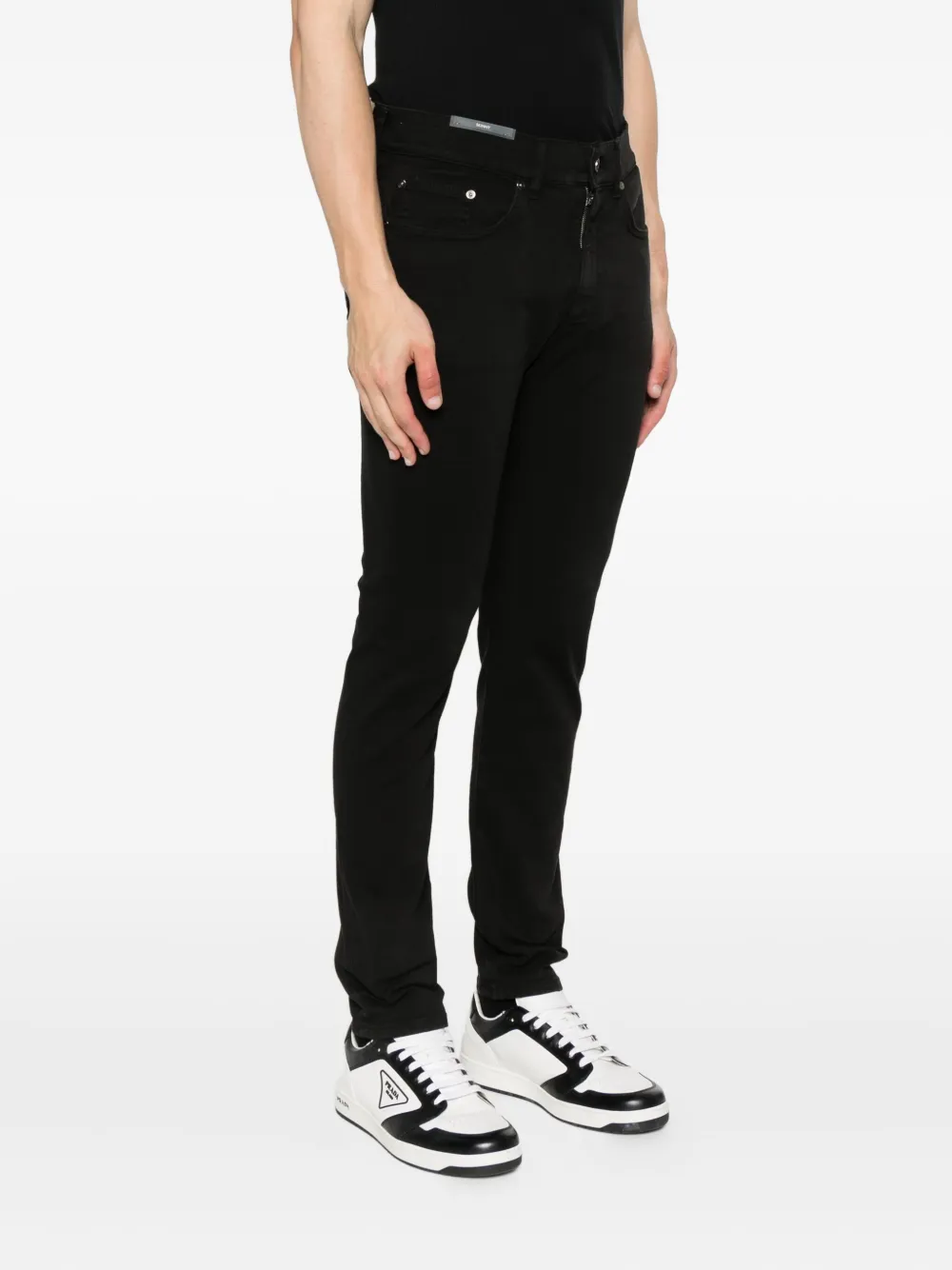 PT Torino Jeans met vijf zakken Zwart
