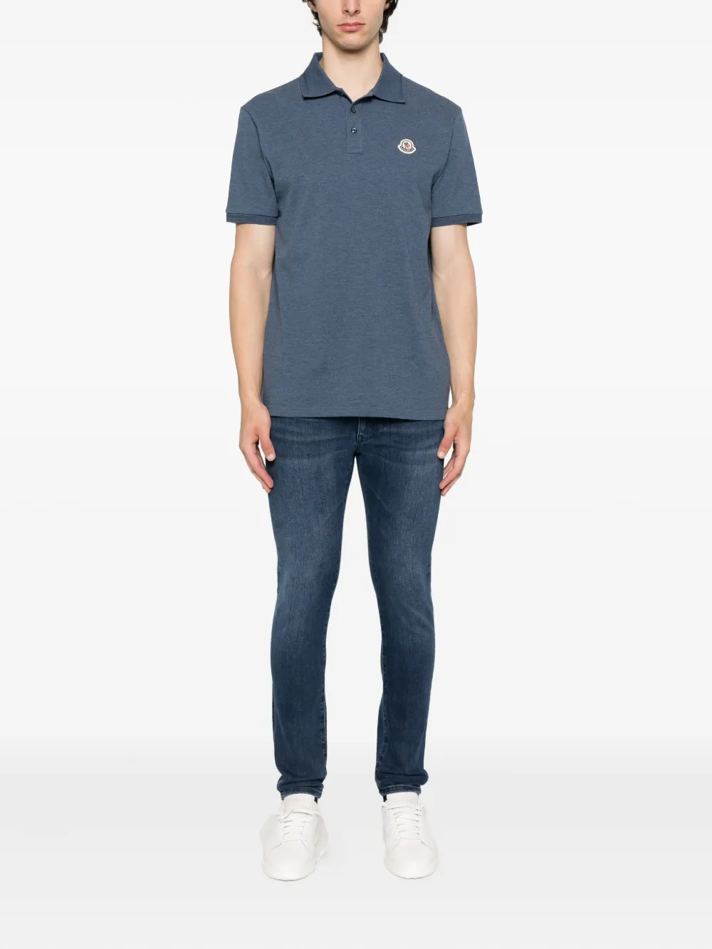 PT Torino Jeans met vijf zakken Blauw
